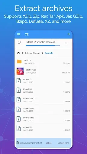 Скриншот 4 — 7Zip и Zip - менеджер Zip File