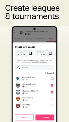 Скриншот 4 — Torneo by Sofascore
