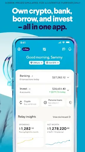 Скриншот 2 — SoFi: Bank, Investing & Crypto