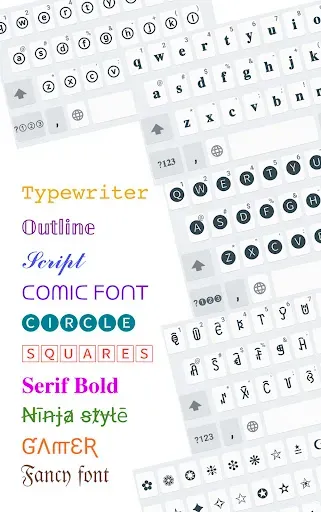 Скриншот 4 — Aa Fonts: Шрифты Клавиатура