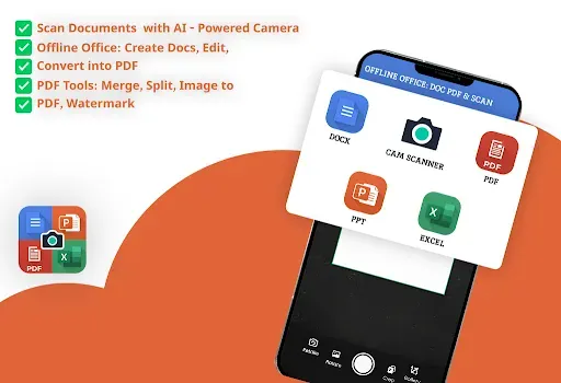 Скриншот 1 — Offline Office: Doc PDF & Scan