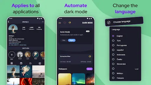 Скриншот 8 — Dark Mode for All Apps