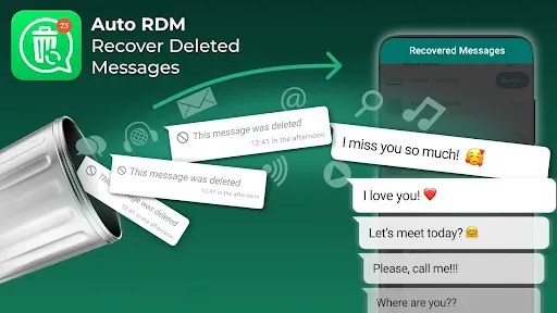 Скриншот 1 — RDM: Recover Deleted Messages