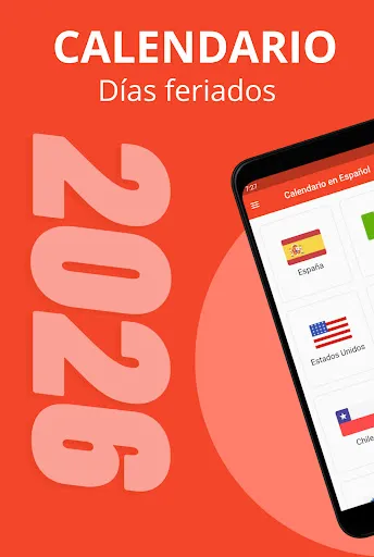 Скриншот 1 — Calendario en Español 2026