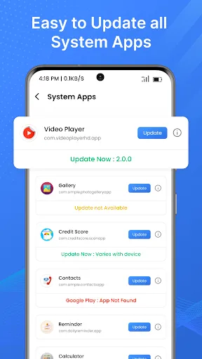 Скриншот 4 — Software Update - App Updates