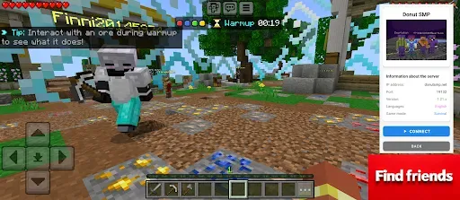 Скриншот 1 — Сервера для Minecraft BE Tools