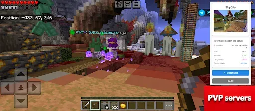 Скриншот 2 — Сервера для Minecraft BE Tools