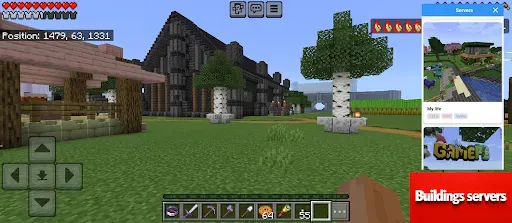 Скриншот 3 — Сервера для Minecraft BE Tools