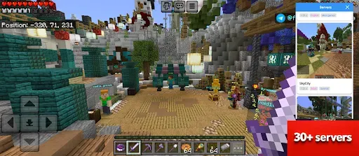 Скриншот 4 — Сервера для Minecraft BE Tools