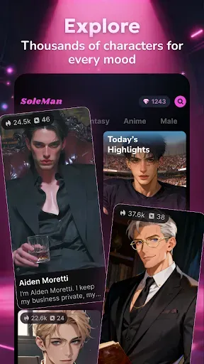 Скриншот 2 — SoleMan: Heartfelt AI Chat