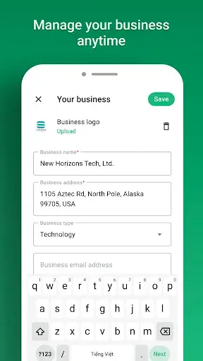 Скриншот 1 — Invoice & Receipt Maker