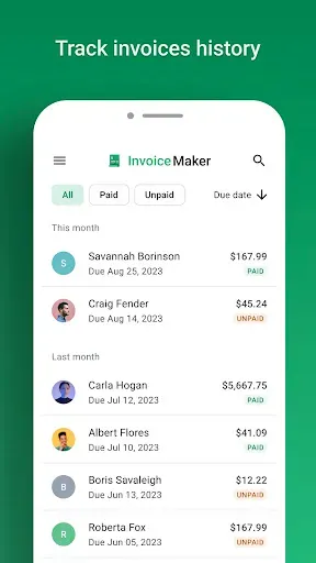 Скриншот 3 — Invoice & Receipt Maker