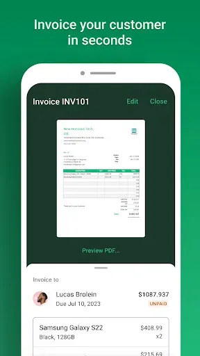 Скриншот 5 — Invoice & Receipt Maker