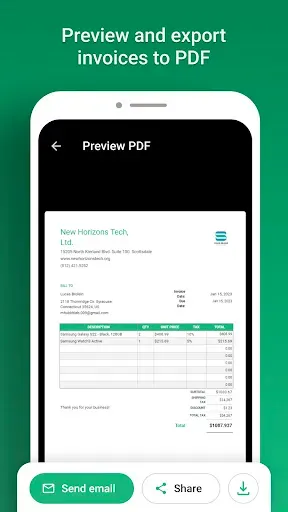 Скриншот 7 — Invoice & Receipt Maker