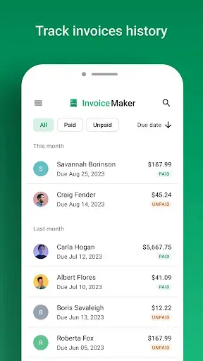 Скриншот 8 — Invoice & Receipt Maker