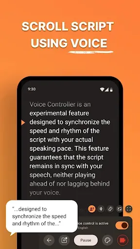 Скриншот 3 — Teleprompter: Vlog & Scripts