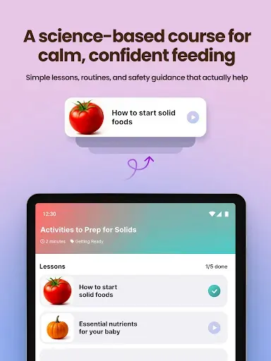 Скриншот 8 — Solid Bites - Baby Food Guide
