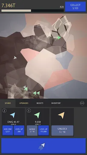Скриншот 2 — Zen Shards - Idle Merge Game