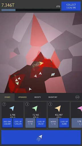 Скриншот 3 — Zen Shards - Idle Merge Game