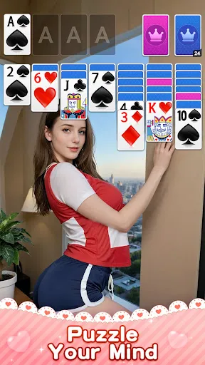 Скриншот 3 — Solitaire Angel - Card Puzzle