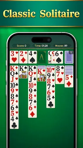 Скриншот 1 — Solitaire:Classic Deluxe Cards