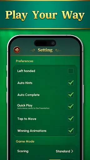 Скриншот 4 — Solitaire:Classic Deluxe Cards