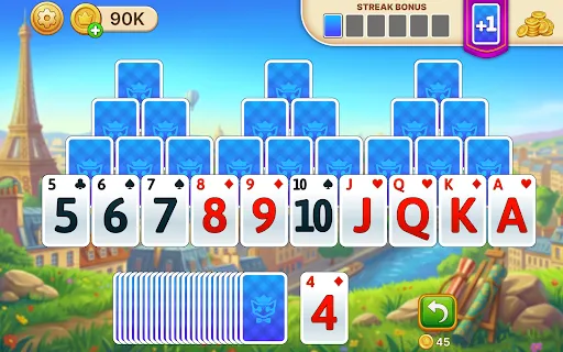 Скриншот 3 — Solitaire Explorer: TriPeaks