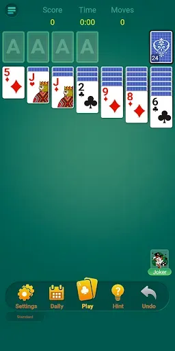 Скриншот 1 — Solitaire - Classic Card Games