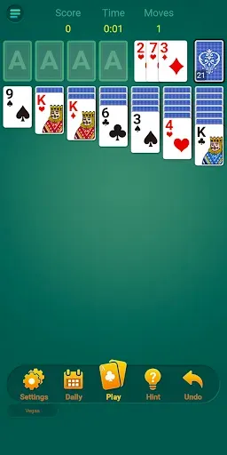 Скриншот 2 — Solitaire - Classic Card Games