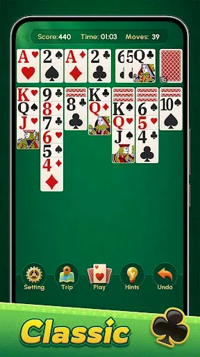 Скриншот 1 — Classic Solitaire: Regal Card