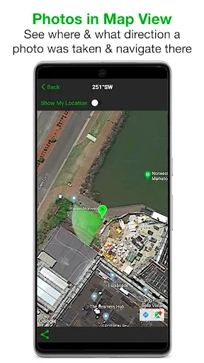 Скриншот 2 — Solocator - GPS Field Camera