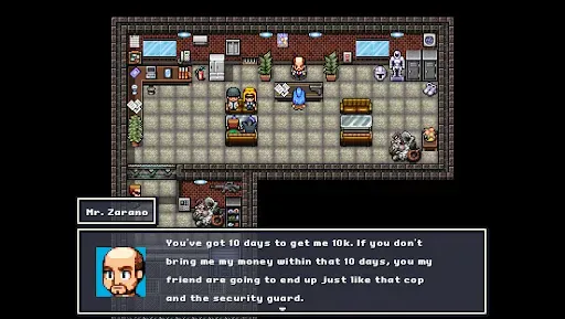Скриншот 4 — Debt City - Retro Life Sim RPG