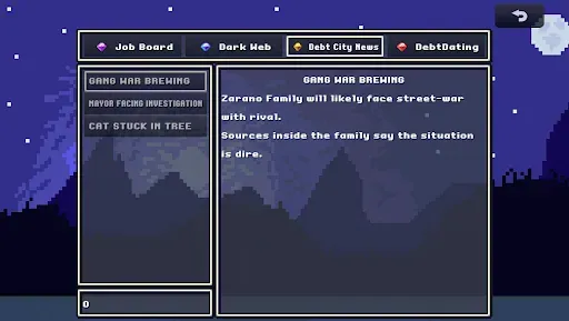 Скриншот 6 — Debt City - Retro Life Sim RPG