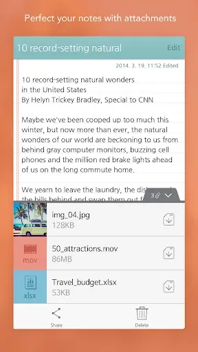 Скриншот 7 — SomNote - Beautiful note app