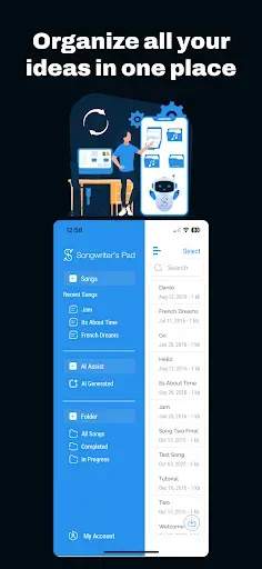 Скриншот 7 — Songwriter Pad + Lyrics AI