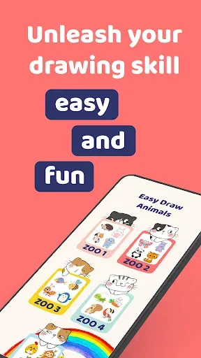 Скриншот 1 — Easy Draw Animals