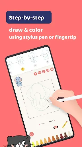 Скриншот 3 — Easy Draw Animals