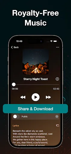 Скриншот 3 — AI Song Maker: Soniva Music