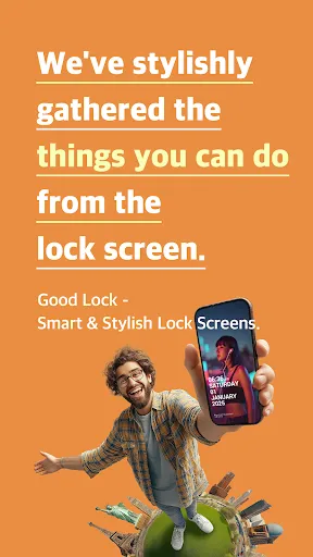 Скриншот 1 — Good Lock: Custom Lock Screen