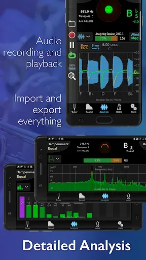 Скриншот 2 — TonalEnergy Tuner & Metronome