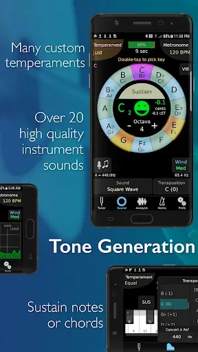 Скриншот 3 — TonalEnergy Tuner & Metronome