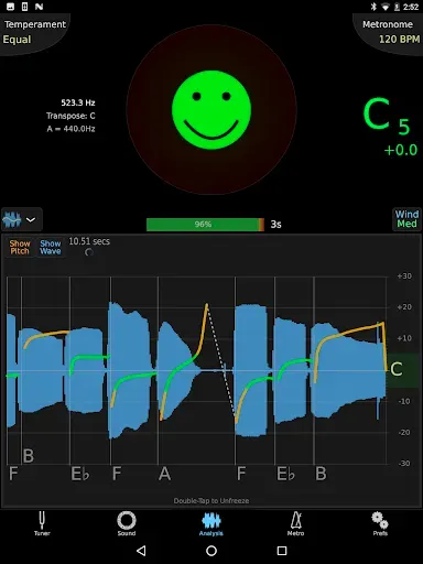 Скриншот 6 — TonalEnergy Tuner & Metronome