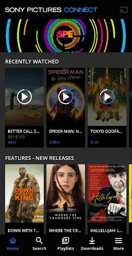 Скриншот 1 — Sony Pictures Connect