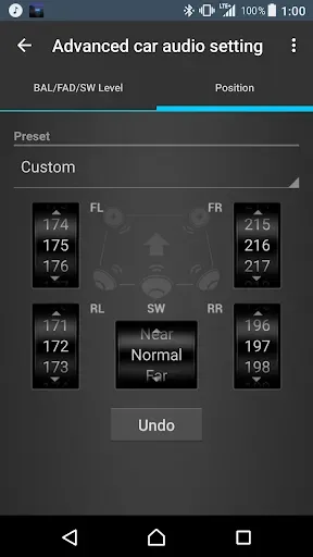 Скриншот 2 — Advanced car audio setting