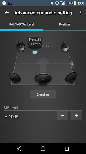 Скриншот 3 — Advanced car audio setting