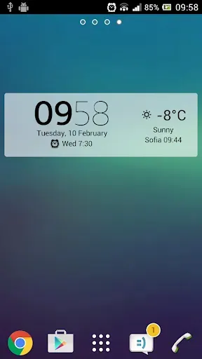 Скриншот 7 — Digital Clock Widget Xperia