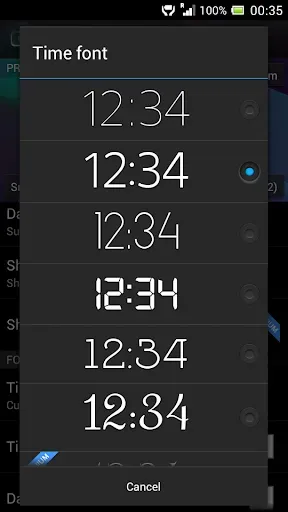 Скриншот 8 — Digital Clock Widget Xperia