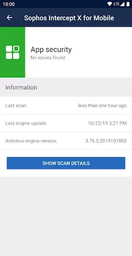 Скриншот 5 — Sophos Intercept X for Mobile