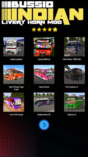 Скриншот 1 — Bussid Indian Livery Horn Mod