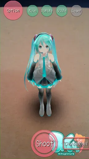 Скриншот 2 — 【Miku AR Camera】Mikuture